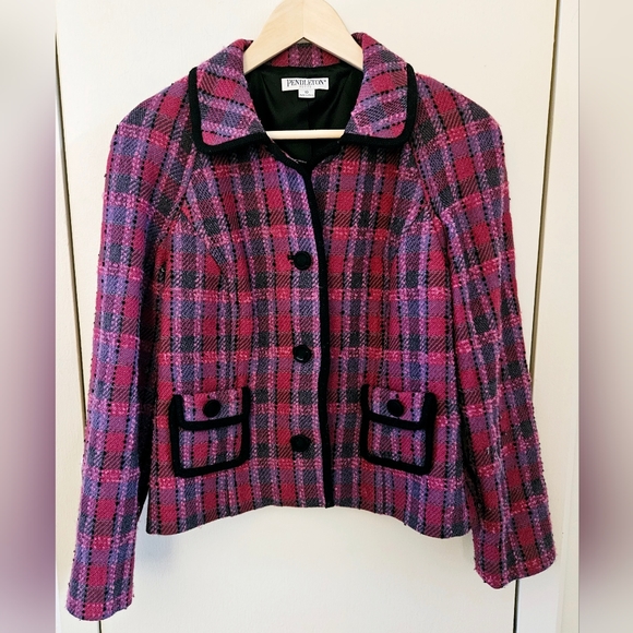 Pendleton Women's Tweed Blazer - Picture 1 of 16